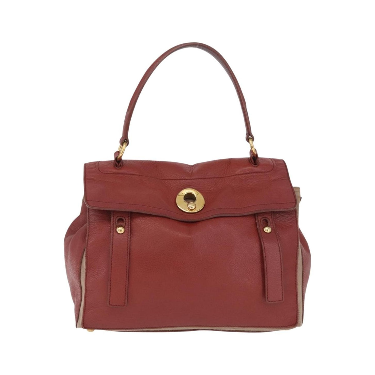 Saint Laurent Muse Two Leather, Brown, Leather, Handbag