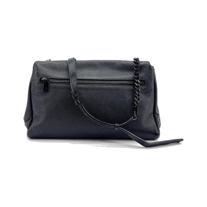 Saint Laurent Nolita Satchel Matelasse Chevron Leather, Black, Leather, Handbag