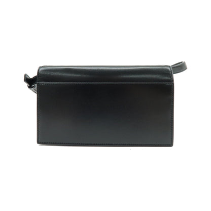 Saint Laurent Paris Chain Leather, Black, Leather, Crossbody Bag