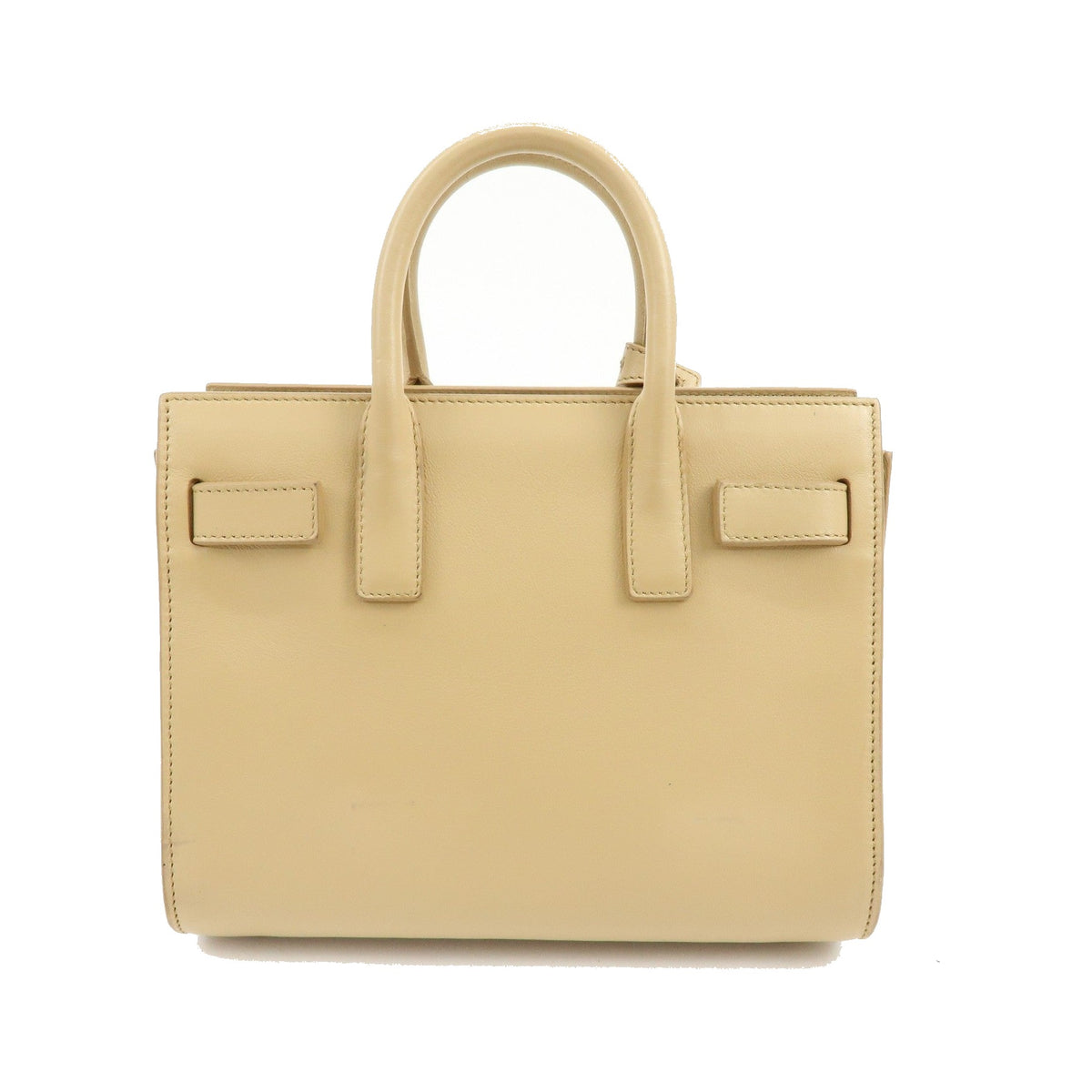 Saint Laurent Sac de Jour Leather, Beige, Leather, Handbag