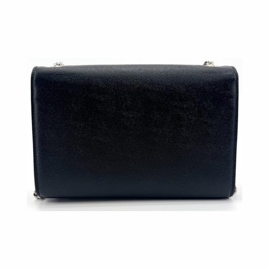 Saint Laurent Sunset Leather, Black, Leather, Crossbody Bag