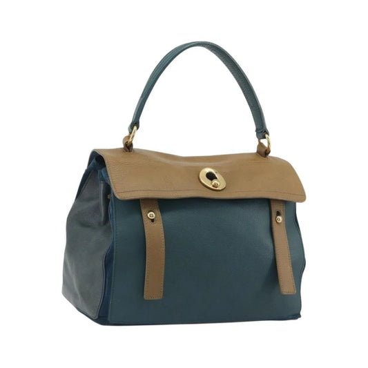 Saint Laurent Tricolor Muse Two Leather, Multicolour, Leather, Handbag