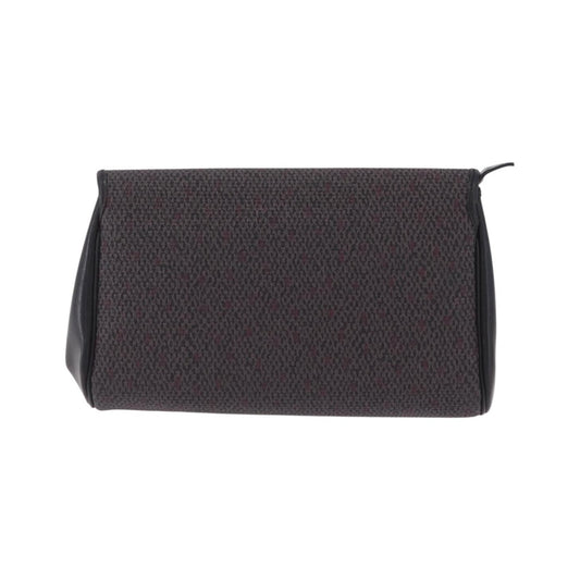 Saint Laurent Vintage Clutch Canvas, Gray, Canvas, Clutch