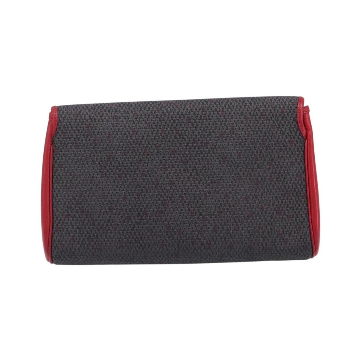 Saint Laurent Vintage Clutch Canvas, Gray, Canvas, Clutch