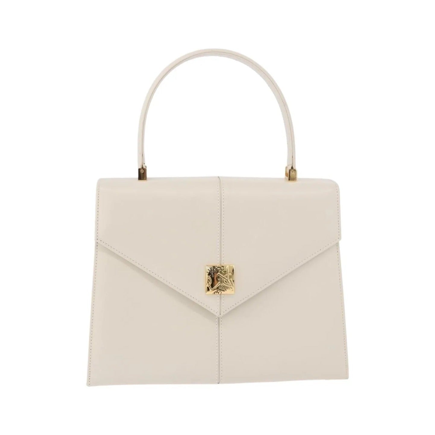 Saint Laurent Vintage handbag Leather, White, Leather, Handbag