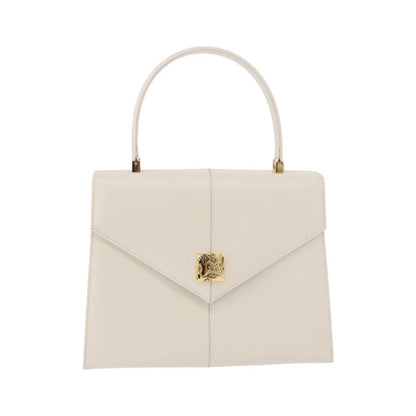 Saint Laurent Vintage handbag Leather, White, Leather, Handbag