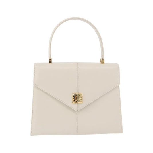 Saint Laurent Vintage handbag Leather, White, Leather, Handbag