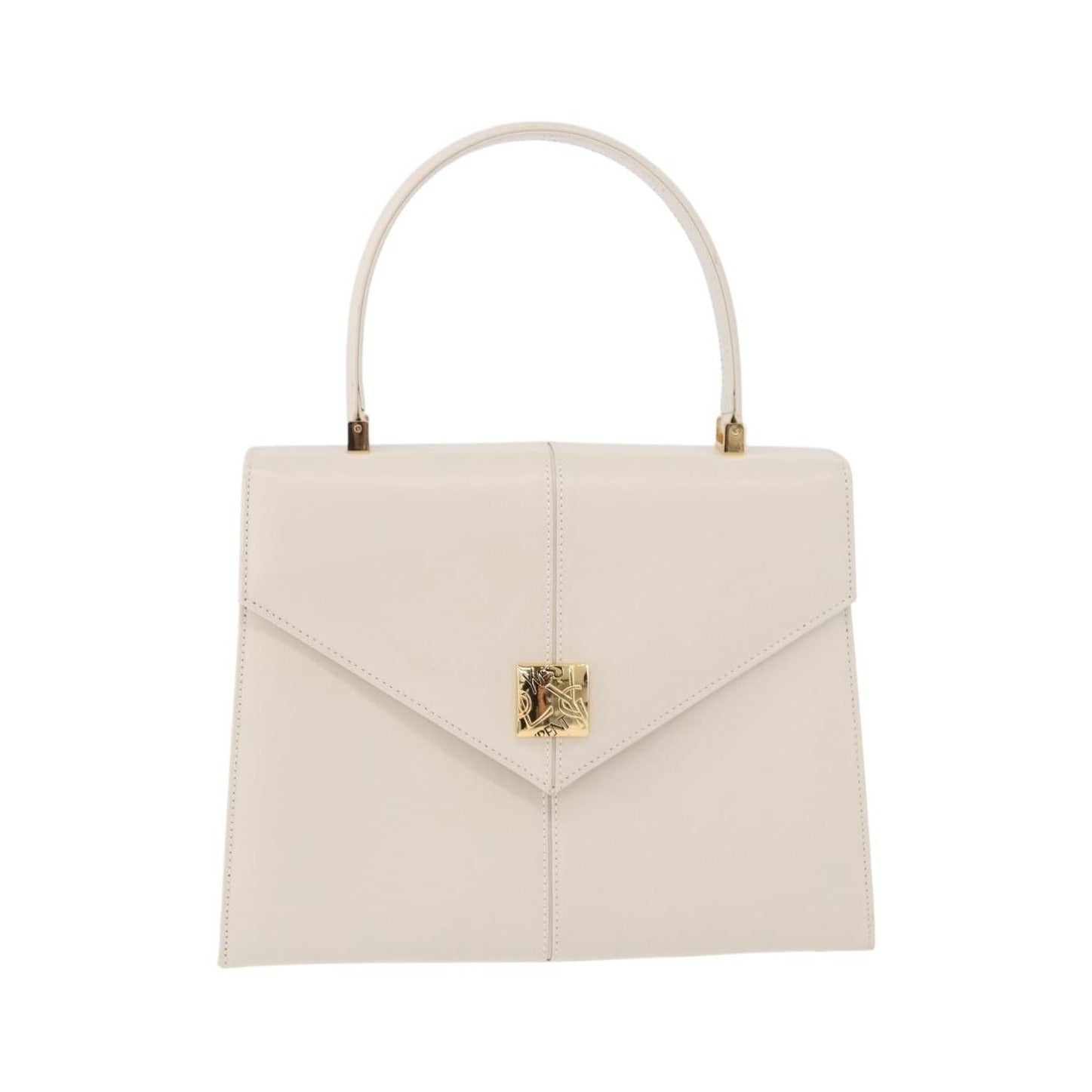 Saint Laurent Vintage handbag Leather, White, Leather, Handbag