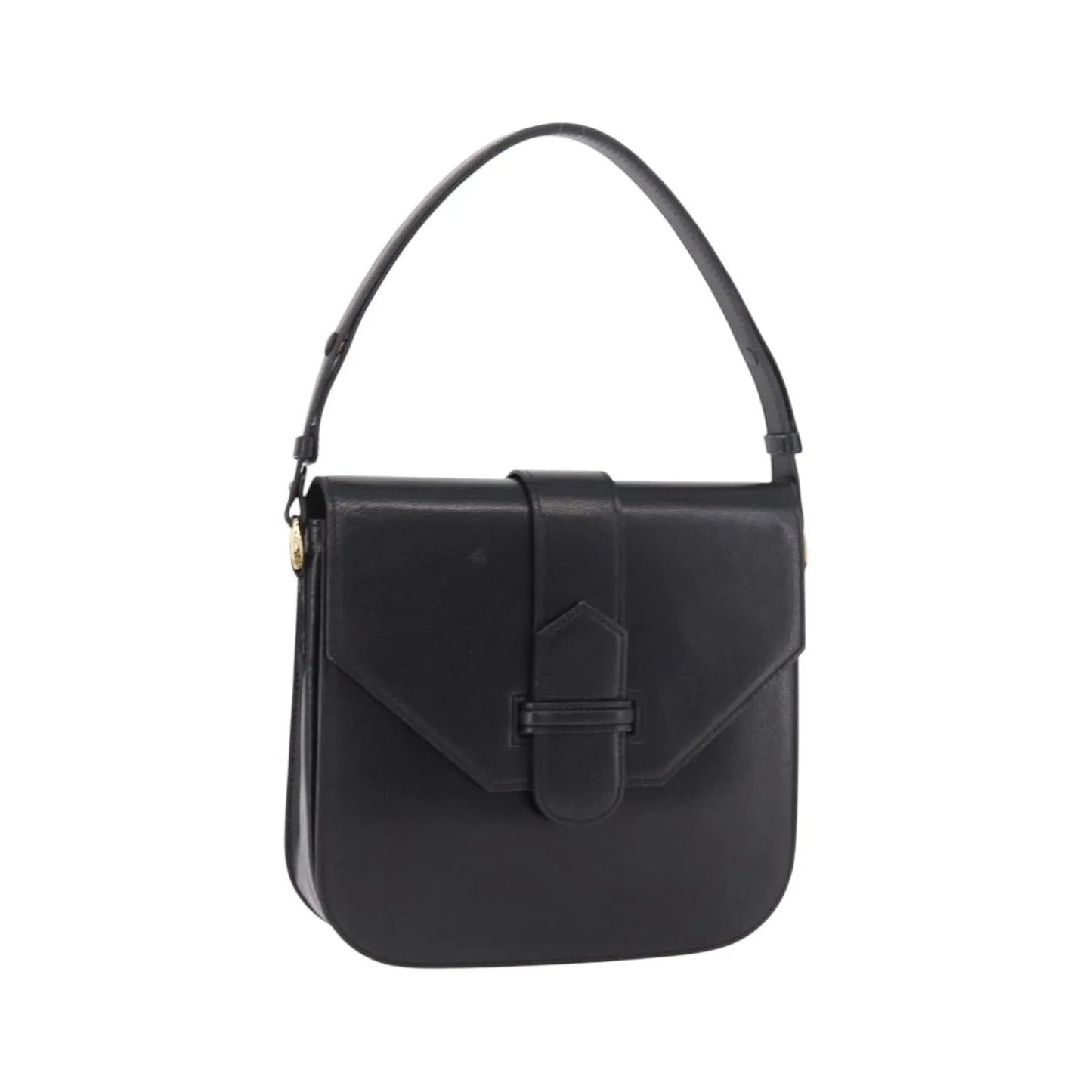 Saint Laurent Vintage Leather, Black, Leather, Handbag
