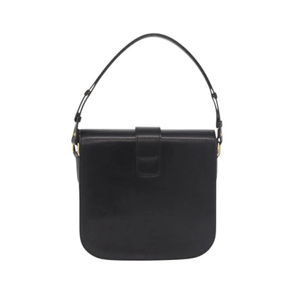 Saint Laurent Vintage Leather, Black, Leather, Handbag
