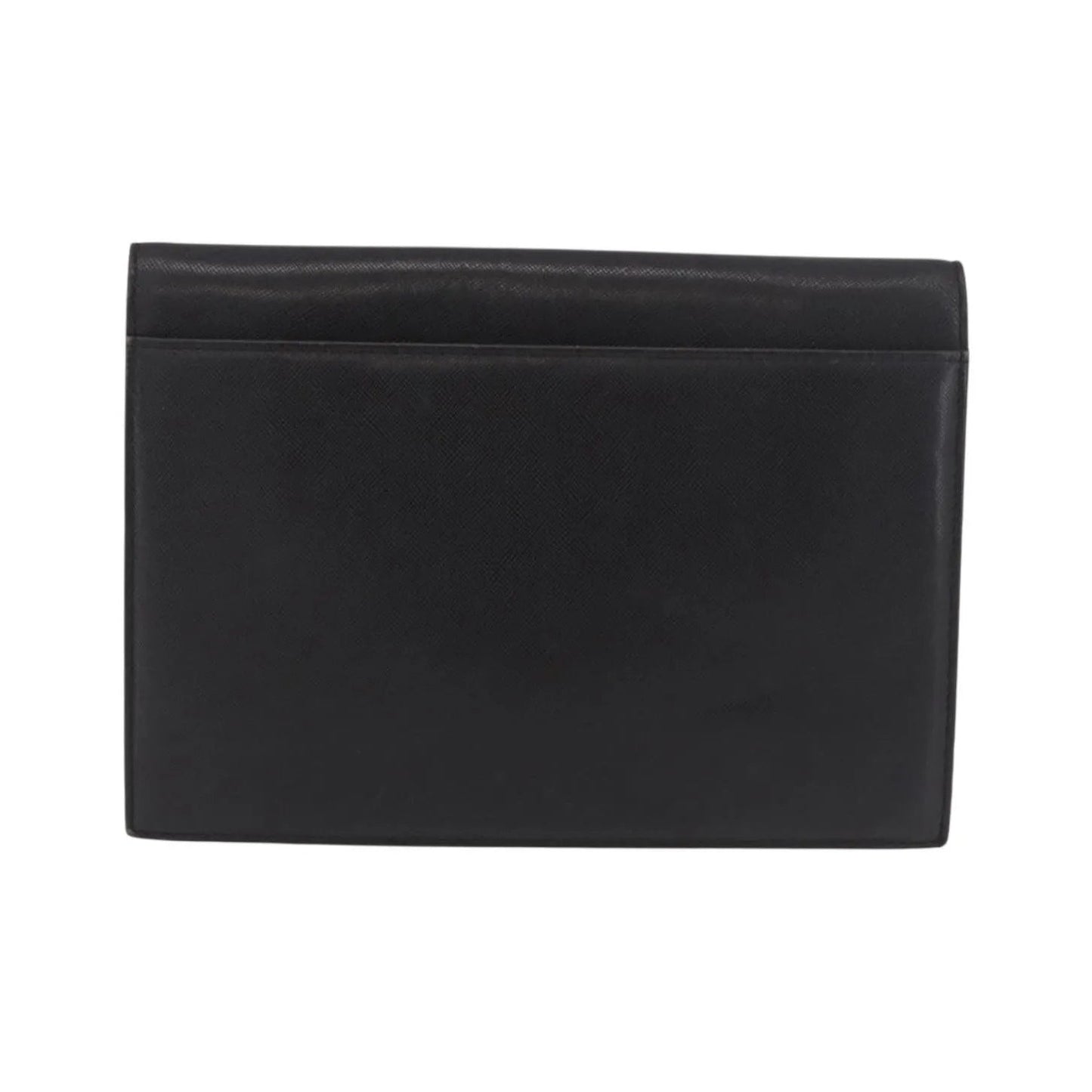 Saint Laurent Vintage Leather, Black, Leather, Clutch