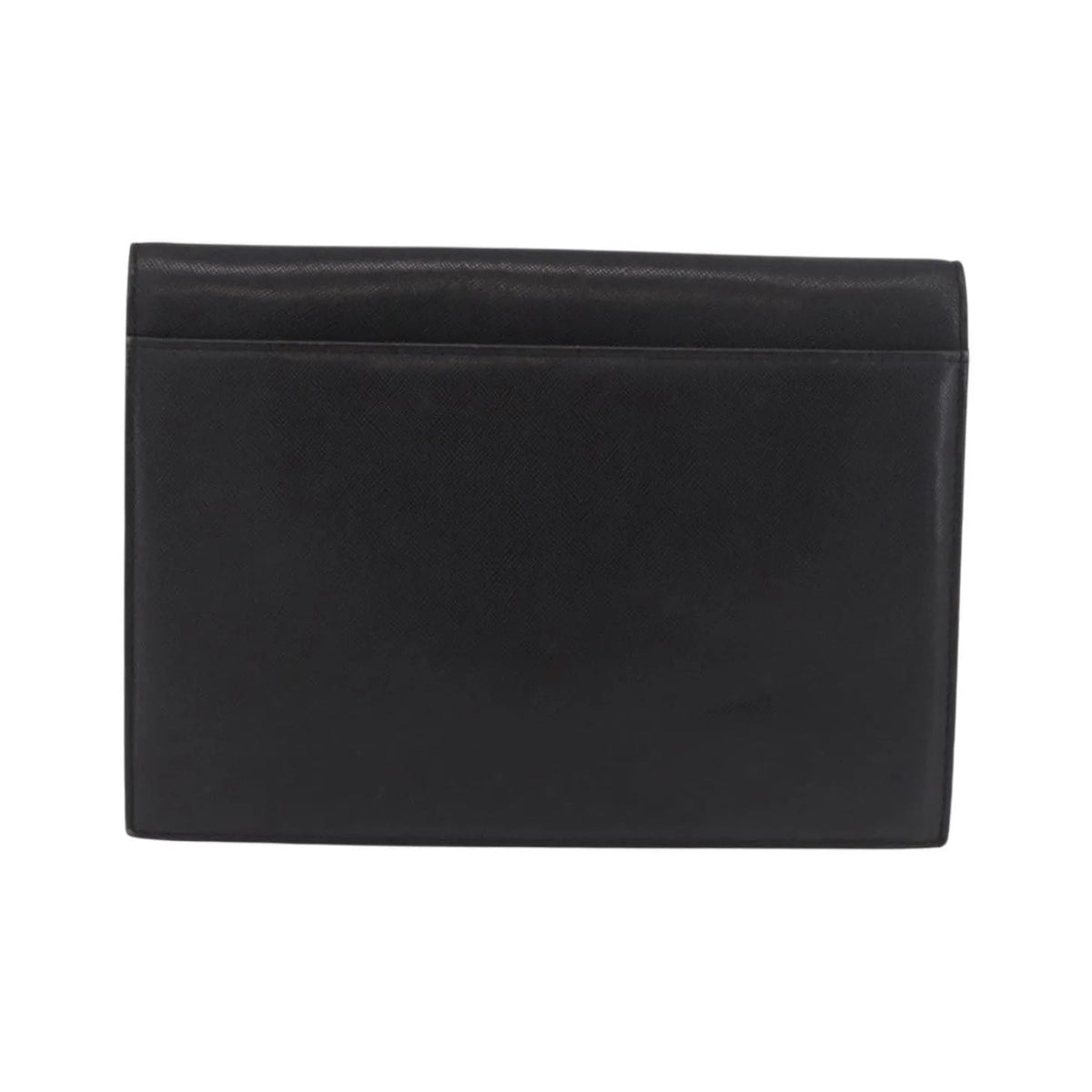 Saint Laurent Vintage Leather, Black, Leather, Clutch