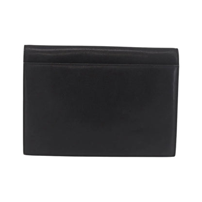 Saint Laurent Vintage Leather, Black, Leather, Clutch