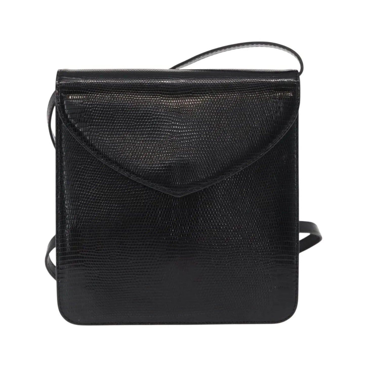 Saint Laurent Vintage Leather, Black, Leather, Shoulder Bag