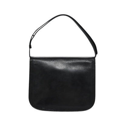 Saint Laurent Vintage Leather, Black, Leather, Handbag