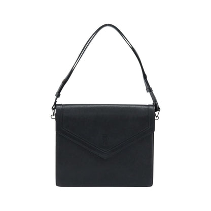 Saint Laurent Vintage Leather, Black, Leather, Handbag