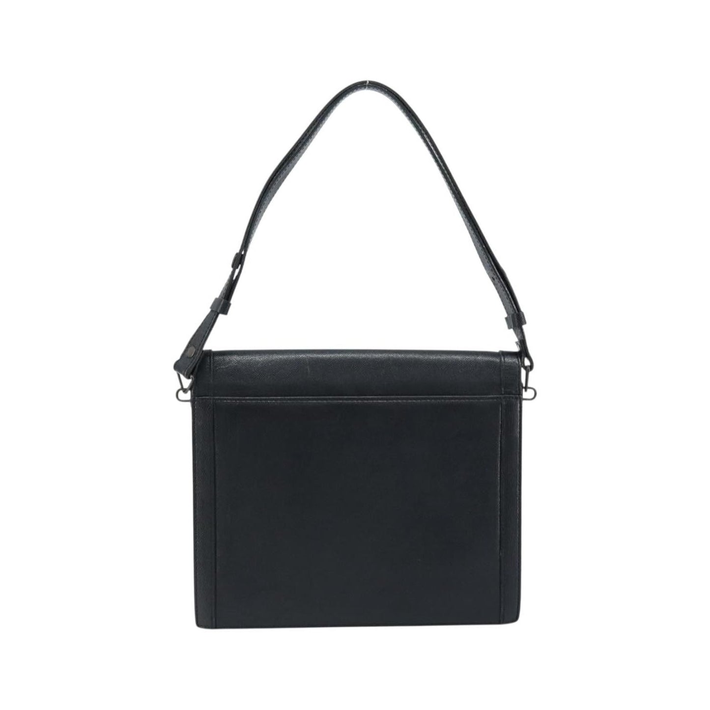 Saint Laurent Vintage Leather, Black, Leather, Handbag