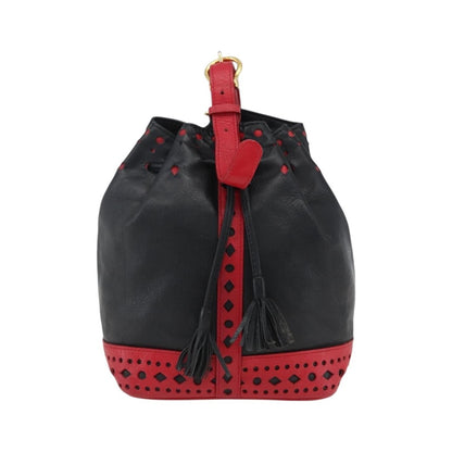 Saint Laurent Vintage Leather, Black, Leather, Shoulder Bag