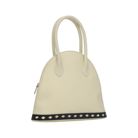 Saint Laurent Vintage Leather, White, Leather, Handbag
