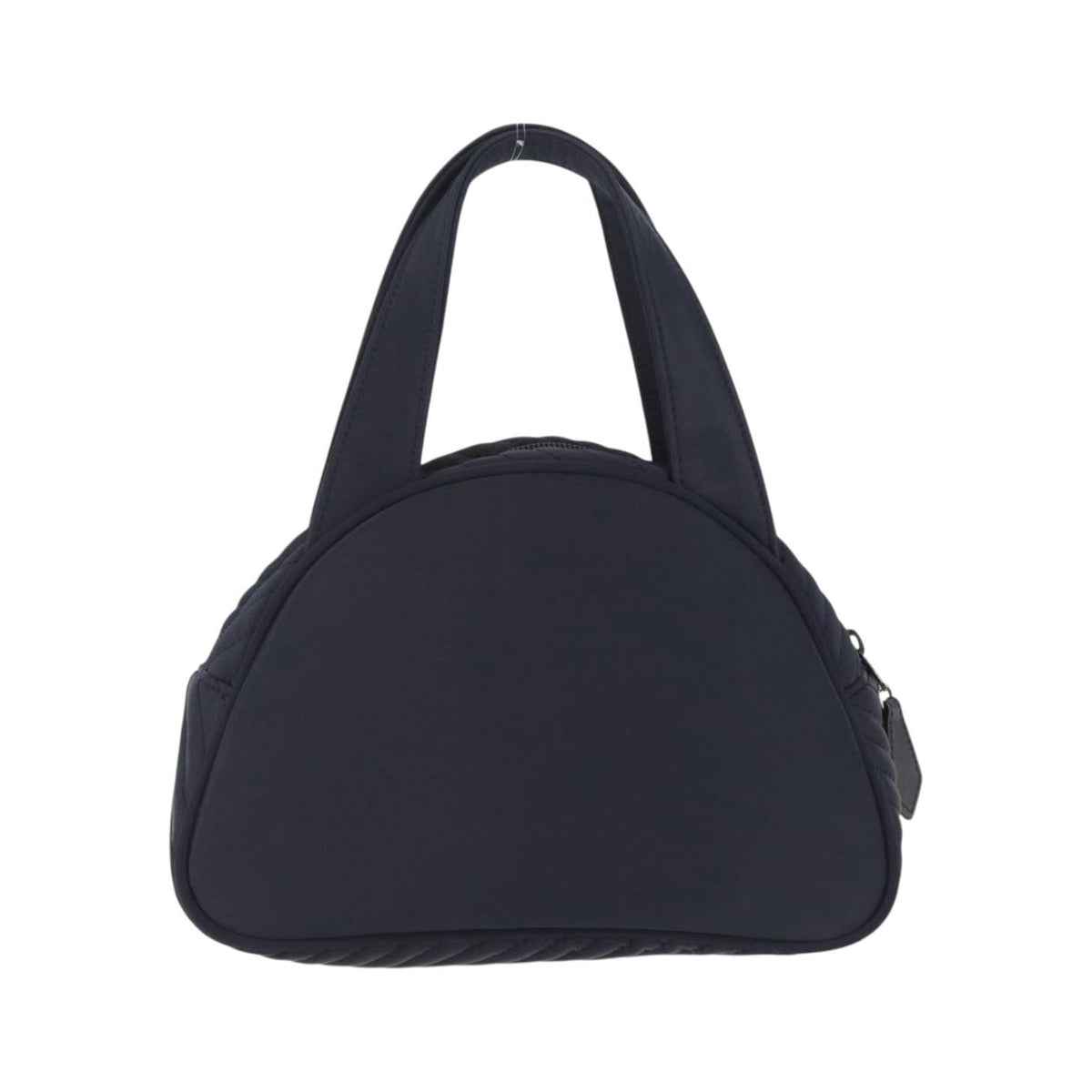 Saint Laurent Vintage Quilted Top Handle Bag Nylon, Navy, Nylon, Handbag