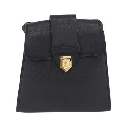 Saint Laurent Vintage Shoulder bag leather, Black, Leather, Shoulder Bag