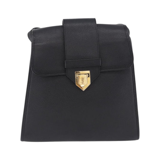 Saint Laurent Vintage Shoulder bag leather, Black, Leather, Shoulder Bag