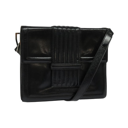 Saint Laurent Vintage Shoulder bag leather, Black, Leather, Shoulder Bag