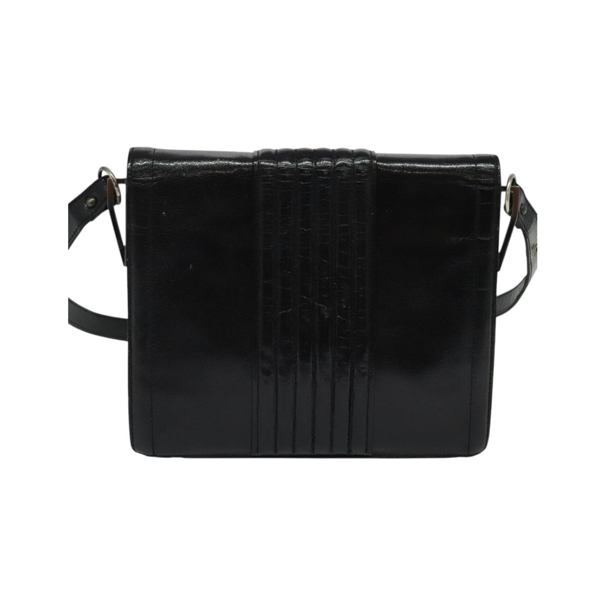Saint Laurent Vintage Shoulder bag leather, Black, Leather, Shoulder Bag