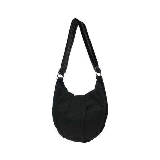 Saint Laurent Vintage Shoulder bag leather, Black, Nylon, Shoulder Bag