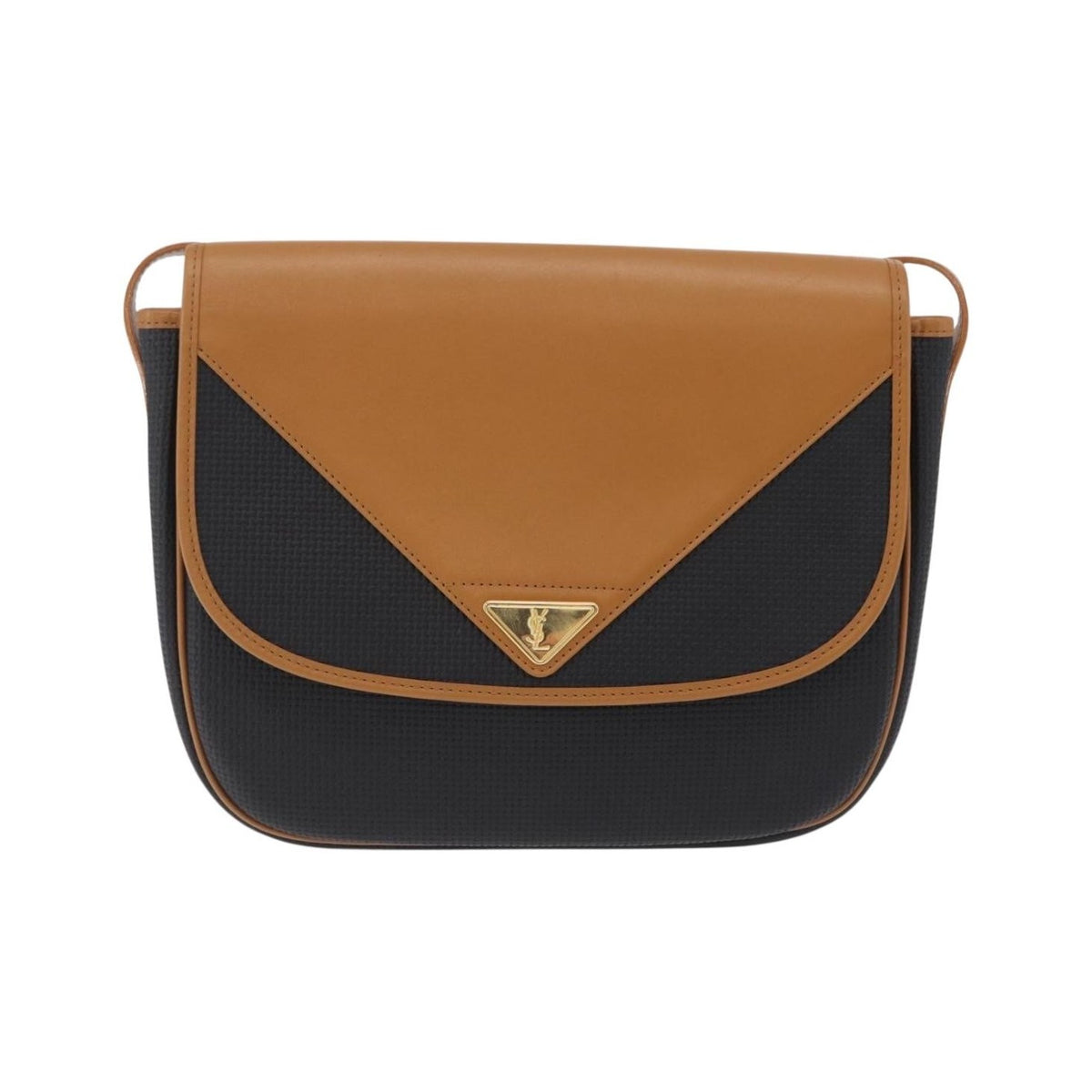Saint Laurent Vintage Shoulder bag leather, Black, Leather, Shoulder Bag