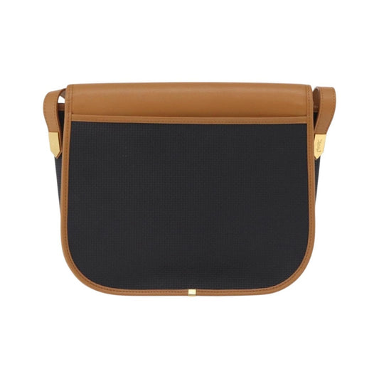 Saint Laurent Vintage Shoulder bag leather, Black, Leather, Shoulder Bag