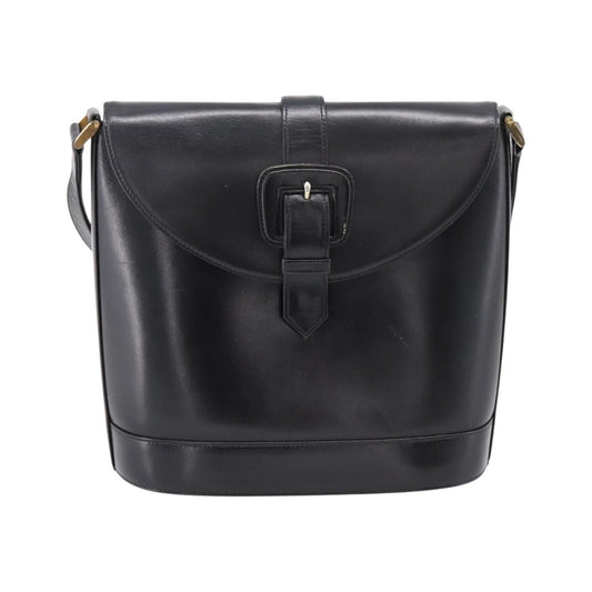 Saint Laurent Vintage Shoulder bag leather, Black, Leather, Shoulder Bag