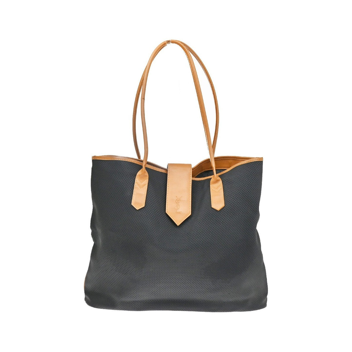 Saint Laurent Vintage Shoulder bag leather, Black, PVC, Shoulder Bag