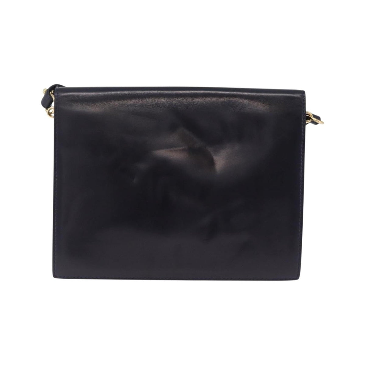 Saint Laurent Vintage Shoulder bag Leather, Navy, Leather, Shoulder Bag