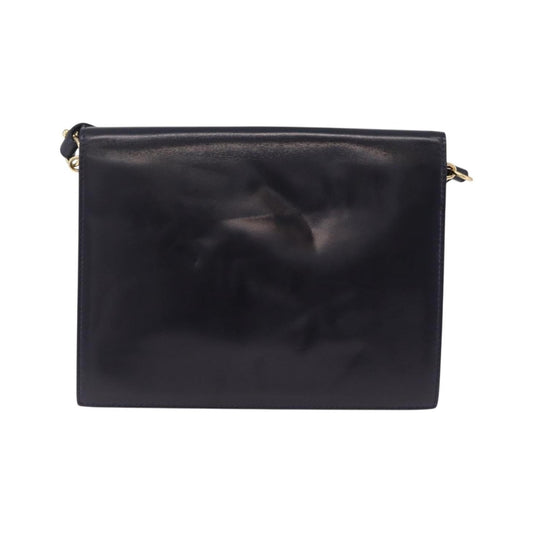Saint Laurent Vintage Shoulder bag Leather, Navy, Leather, Shoulder Bag