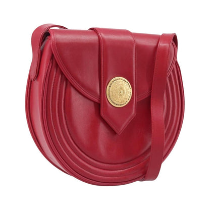 Saint Laurent Vintage Shoulder bag Leather, Red, Leather, Shoulder Bag