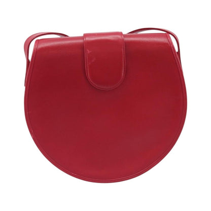Saint Laurent Vintage Shoulder bag Leather, Red, Leather, Shoulder Bag