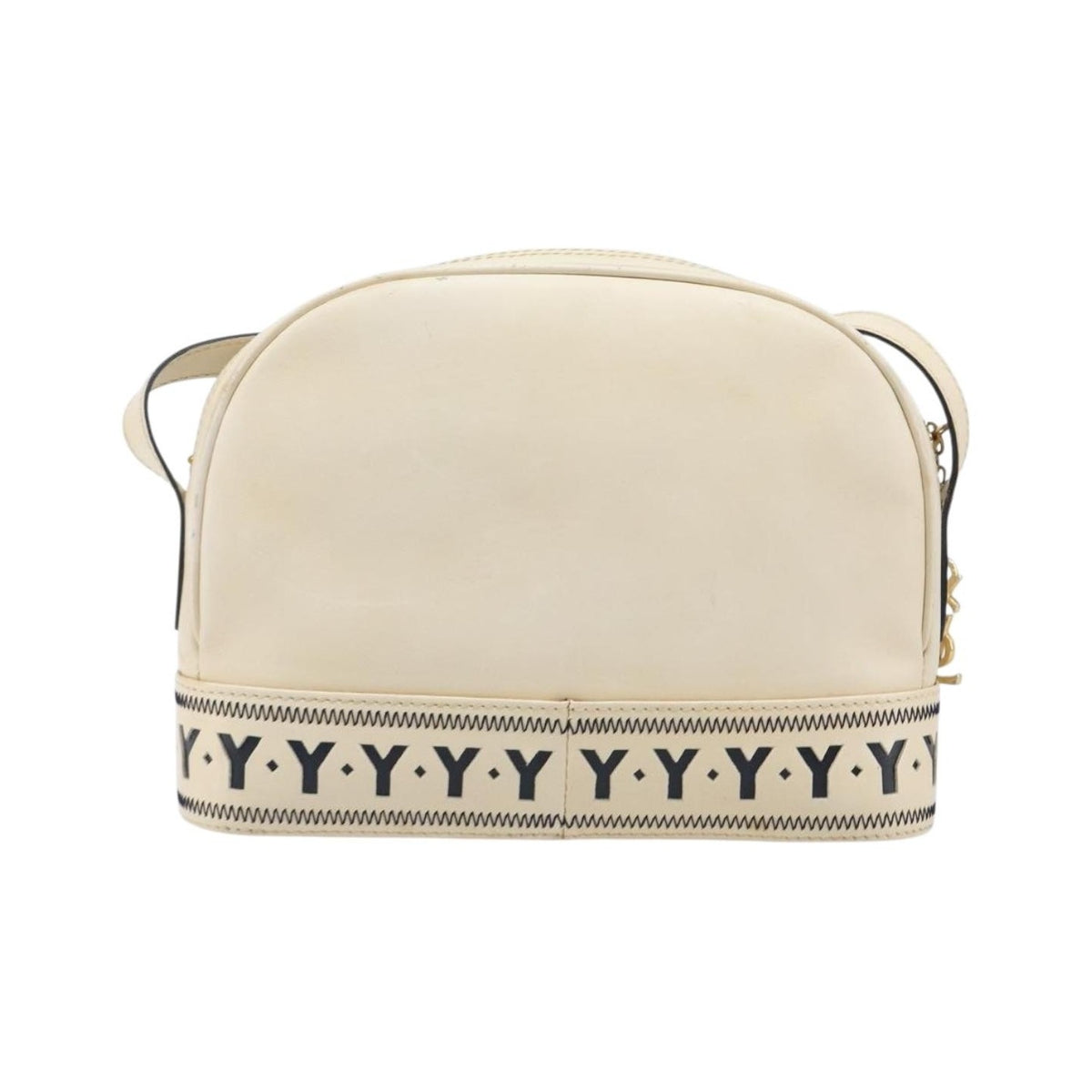 Saint Laurent Vintage Shoulder bag Leather, Beige, Leather, Shoulder Bag