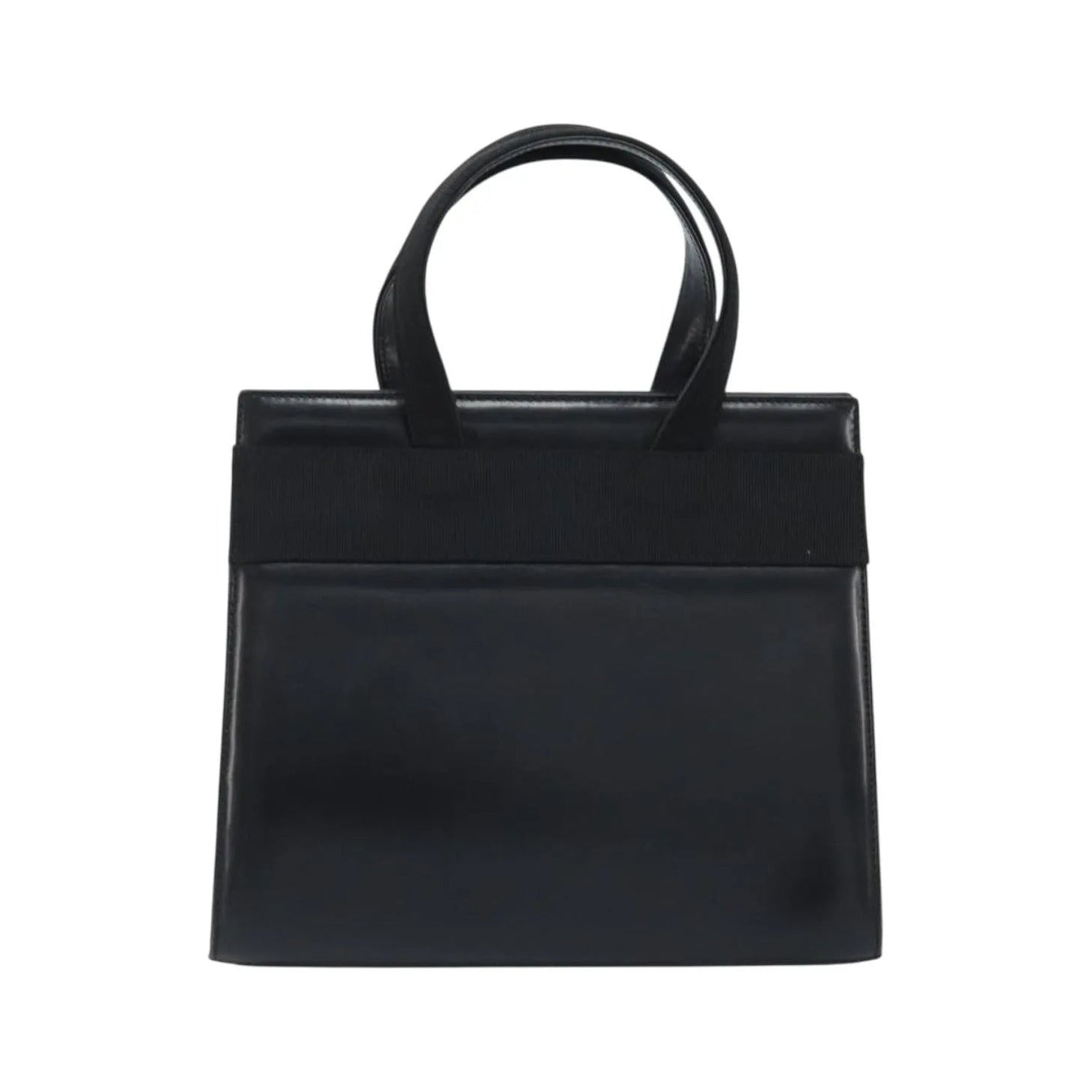 Salvatore Ferragamo Convertible Vara Bow Tote Leather, Black, Leather, Handbag