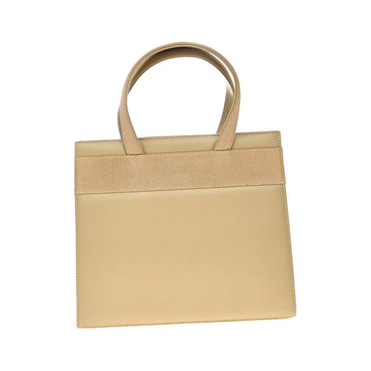 Salvatore Ferragamo Convertible Vara Bow Tote Leather, Beige, Leather, Handbag