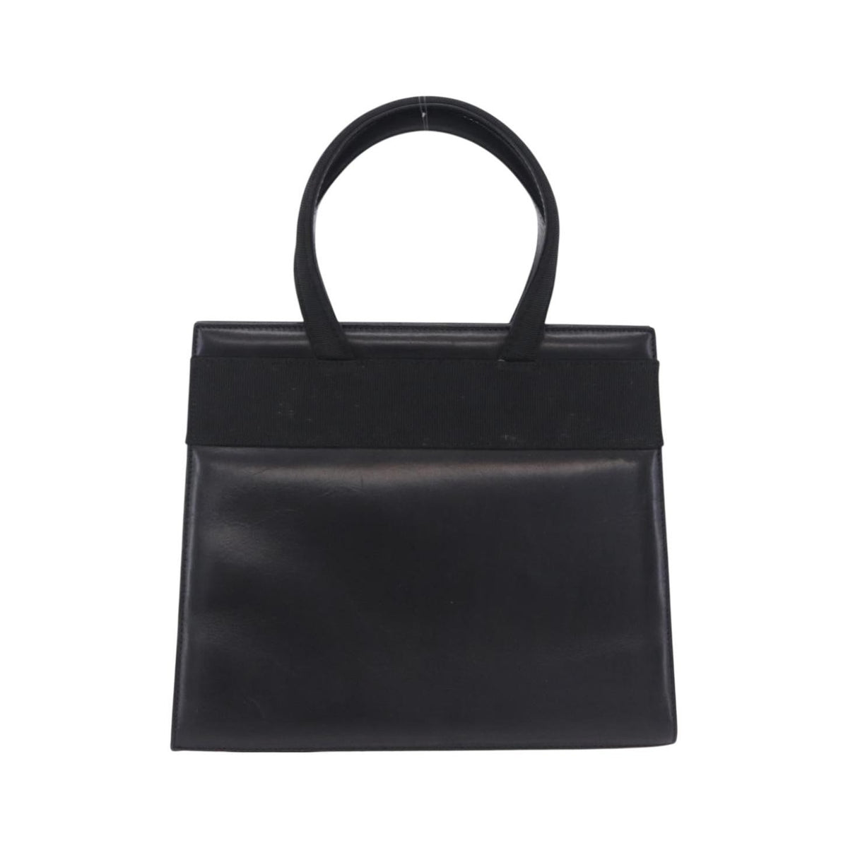 Salvatore Ferragamo Convertible Vara Bow Tote Leather, Black, Leather, Handbag