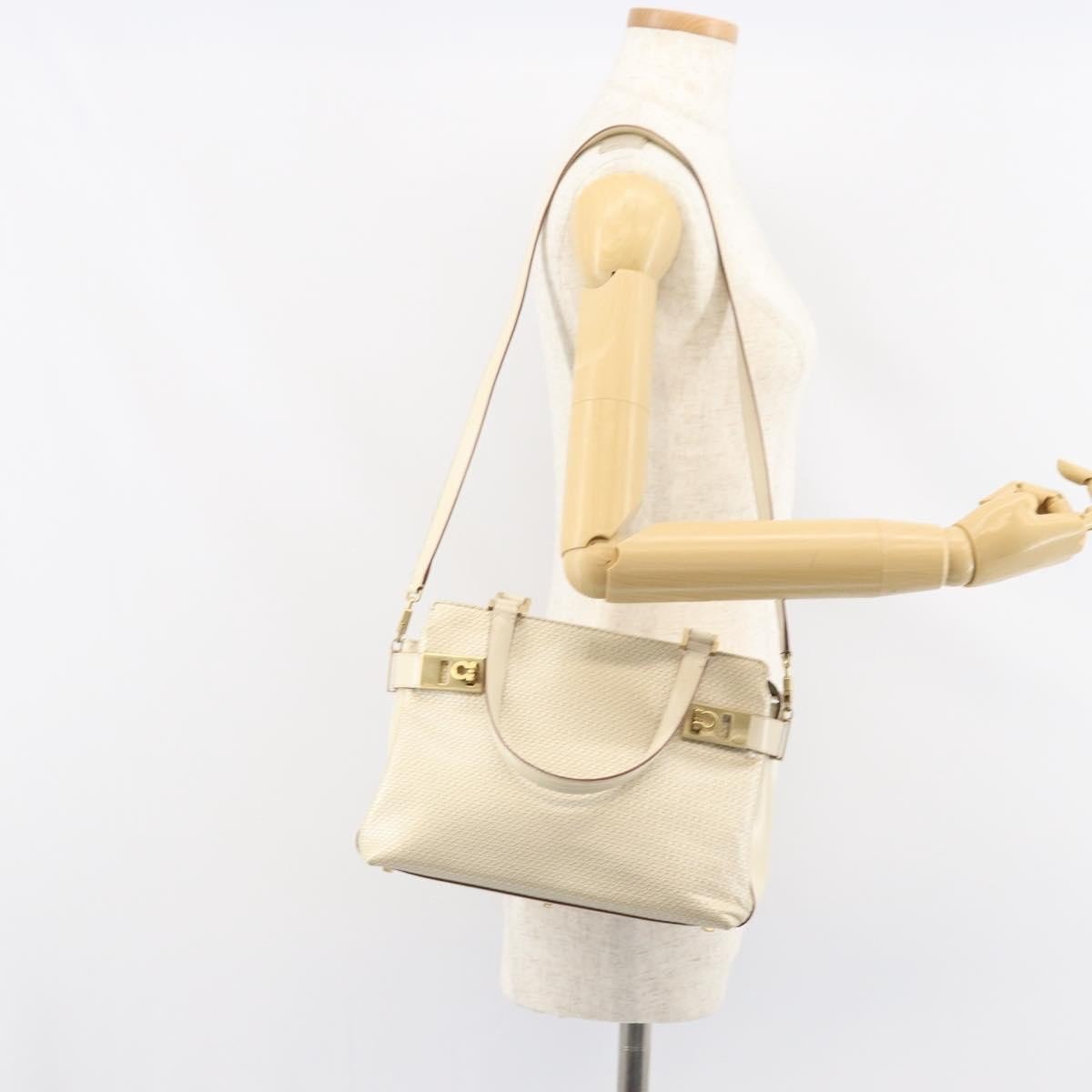 Salvatore Ferragamo Double Gancini Side Buckle Tote - Brandsamsara