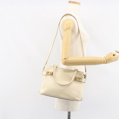 Salvatore Ferragamo Double Gancini Side Buckle Tote - Brandsamsara