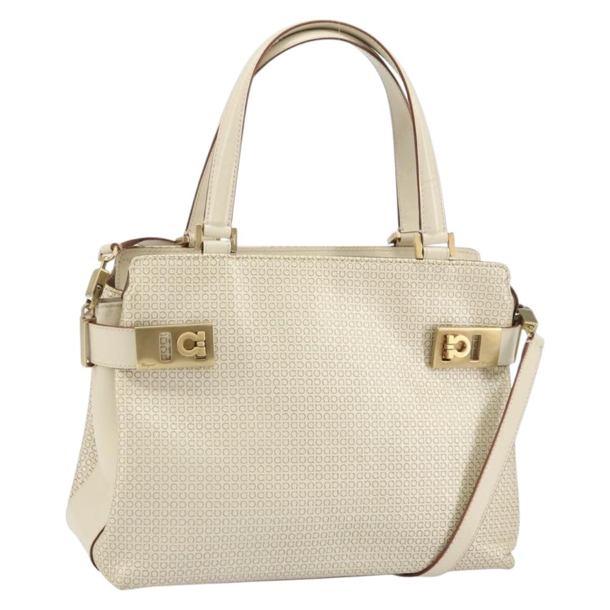 Salvatore Ferragamo Double Gancini Side Buckle Tote - Brandsamsara