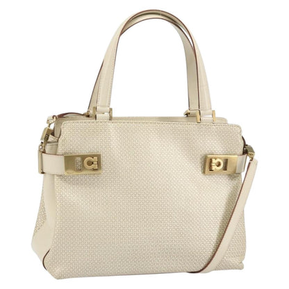 Salvatore Ferragamo Double Gancini Side Buckle Tote - Brandsamsara