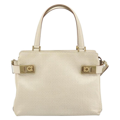 Salvatore Ferragamo Double Gancini Side Buckle Tote - Brandsamsara