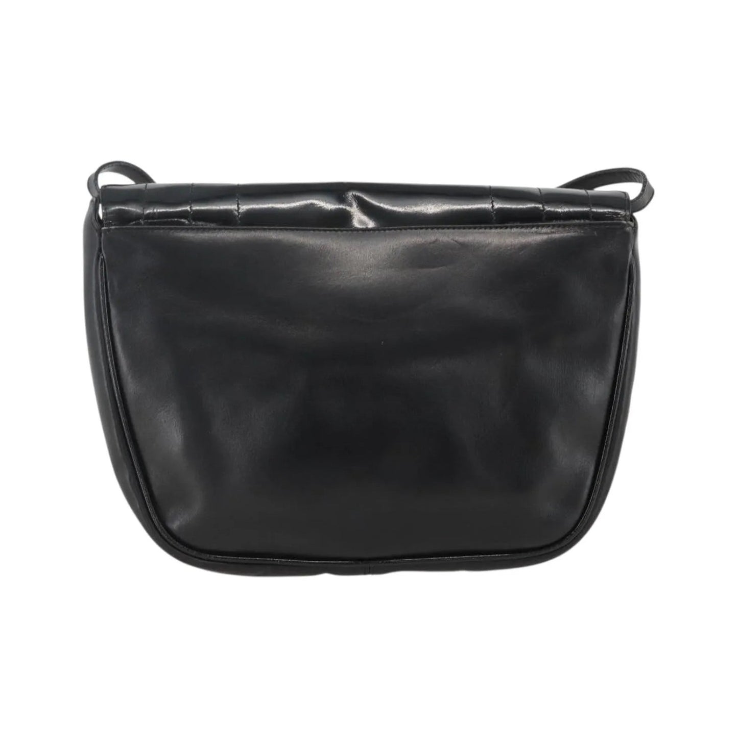 Salvatore Ferragamo Flap Shoulder Patent leather, Black, Patent Leather, Shoulder Bag