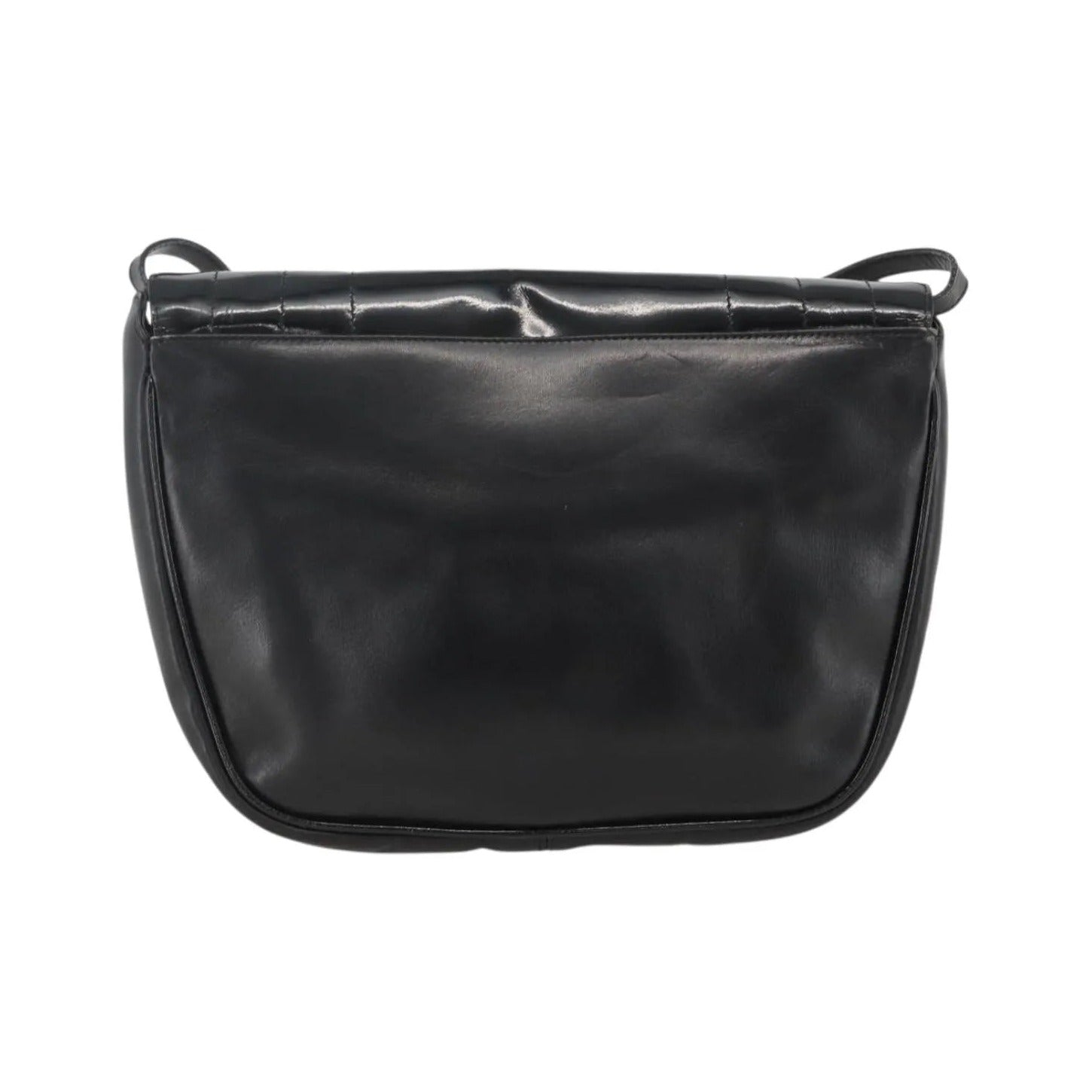 Salvatore Ferragamo Flap Shoulder Patent leather, Black, Patent Leather, Shoulder Bag