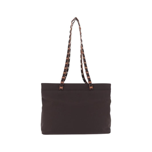Salvatore Ferragamo Gancini Canvas, Brown, Canvas, Crossbody Bag