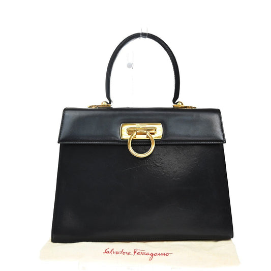 Salvatore Ferragamo Gancini Convertible Top Handle Bag - Brandsamsara